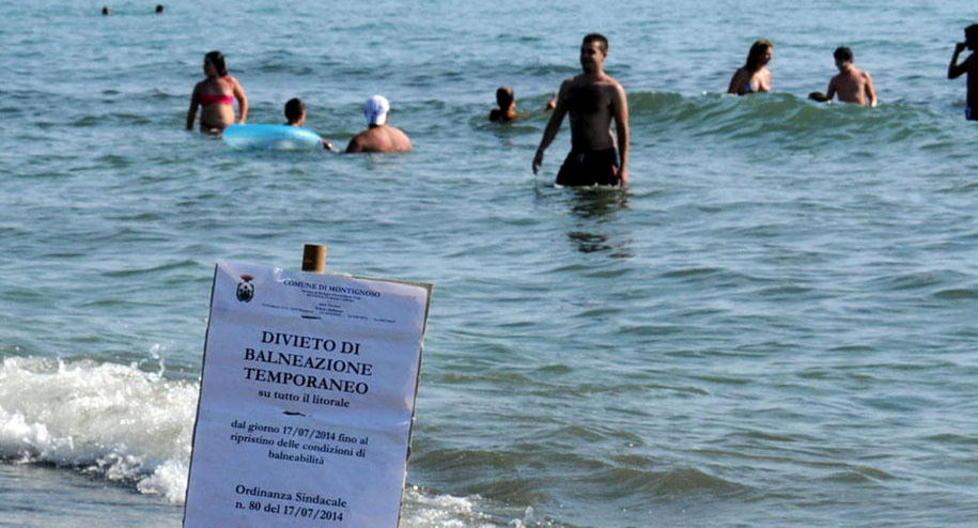 Il mare torna pulito, revocato il divieto 