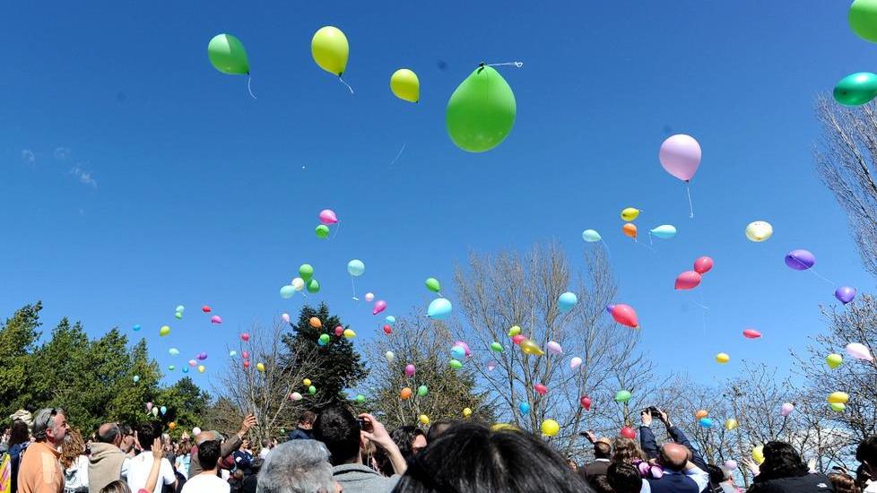 Domattina in cielo i palloncini anti-Duchenne
