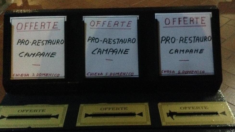 Le campane di San Domenico messe ko da un super fulmine