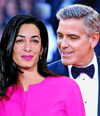 Clooney a Firenze con Amal Alamuddin
