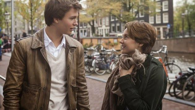 Ansel Elgort e Shailene Woodley nel film "Colpa delle stelle"