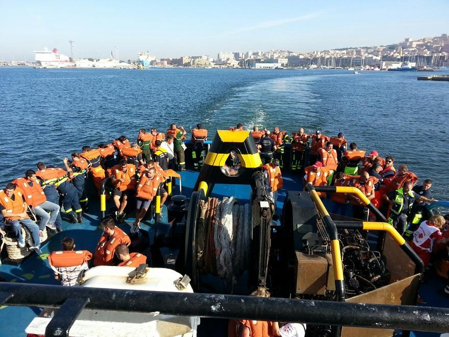 Boeing 737 in mare: maxi esercitazione della Guardia Costiera 
