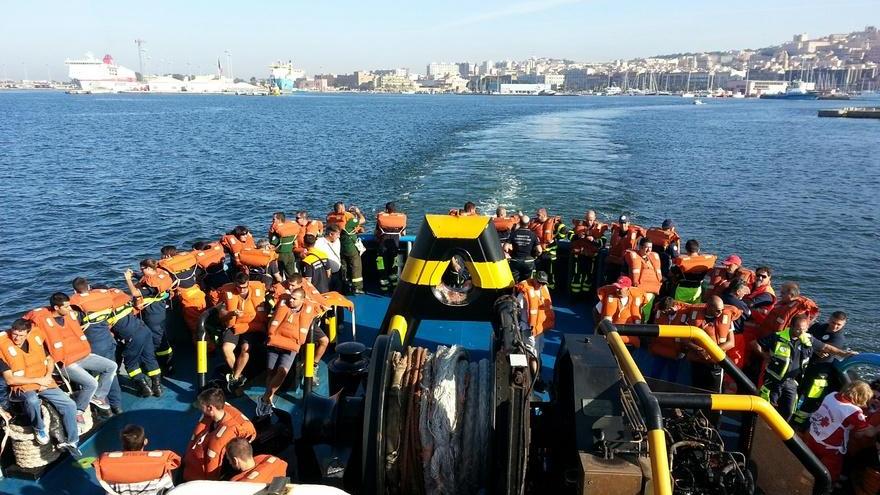 Boeing 737 in mare: maxi esercitazione della Guardia Costiera