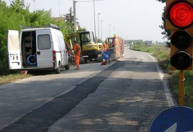 Il cantiere derubato