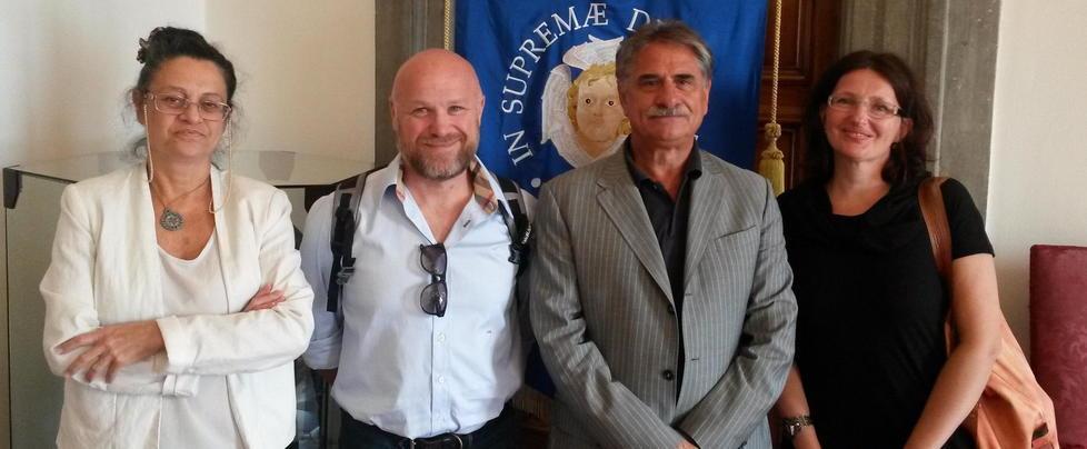 Nogarin va a Pisa dal rettore Augello