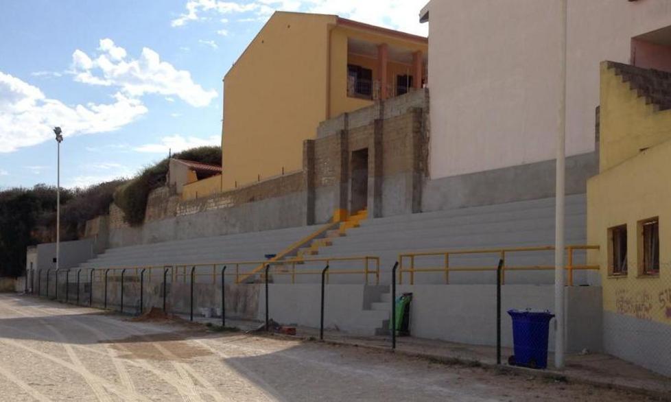 Tribune rinnovate al campo Occone