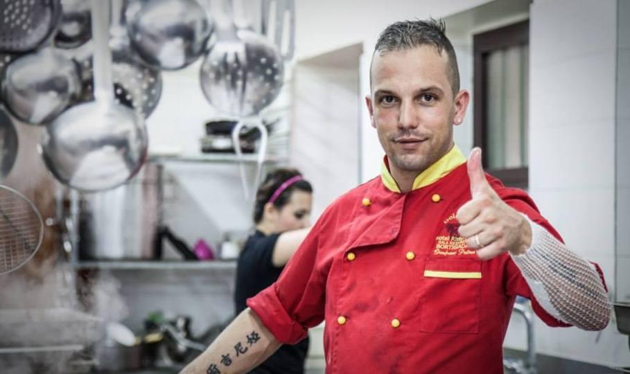 Lo chef di Ploaghe Gianfranco Pulina in gara in Liguria 