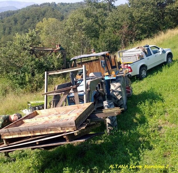 Rimossa un’altana dai cacciatori 