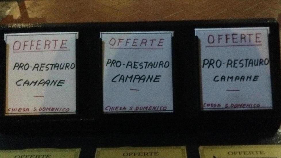 Campane ko dopo la saetta Raccolti quattrocento euro