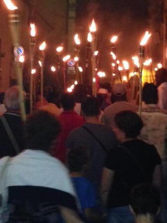 Un corteo di solidarietà per la Palestina 