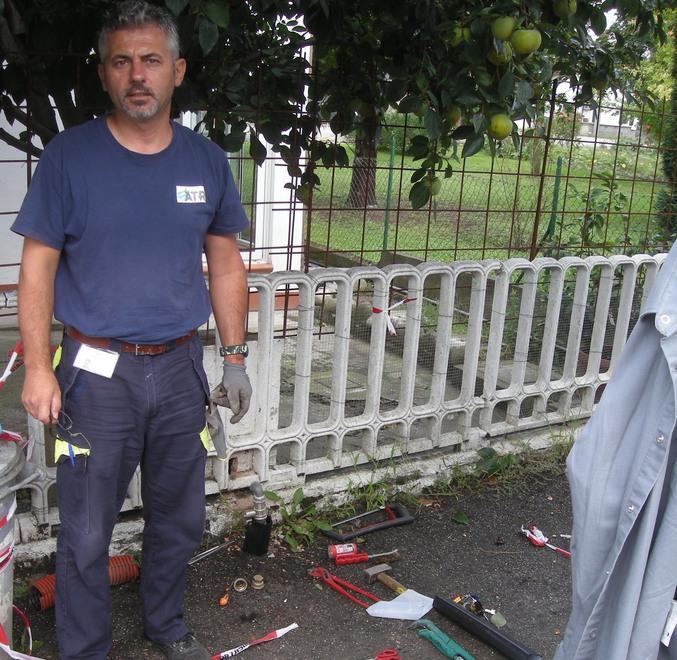 Paura per una fuga di gas 