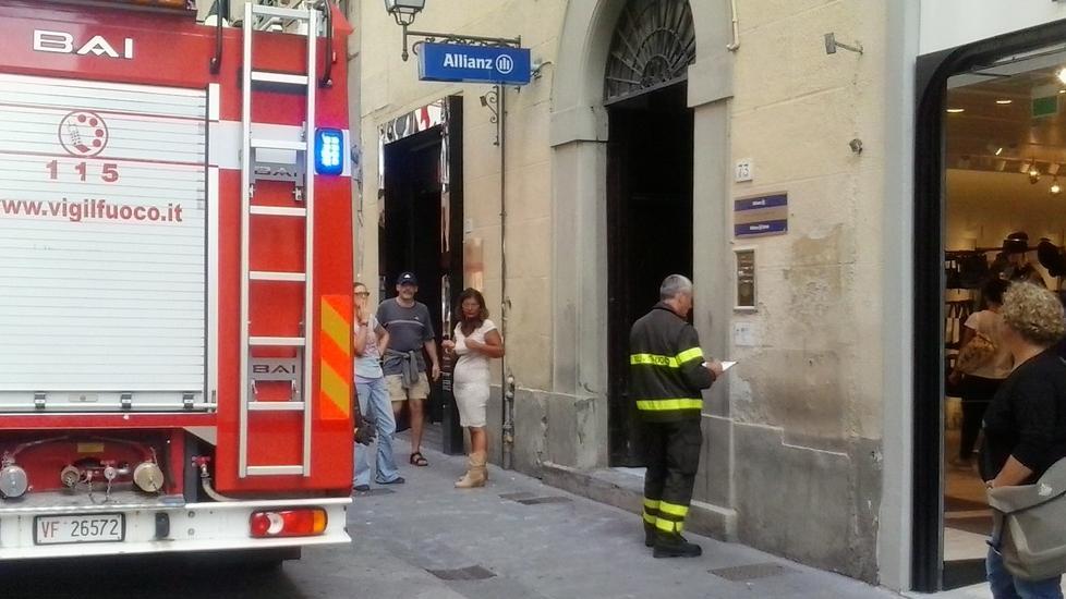 Appartamento a fuoco in centro per cause accidentali