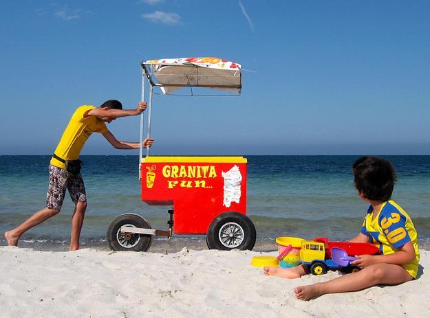 Granite e gelati, ma solo in spiaggia 
