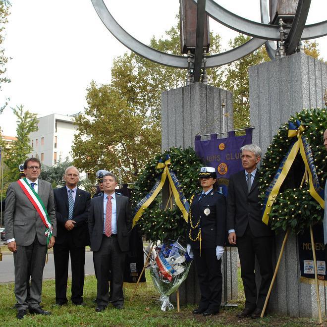 Cerimonia per le vittime delle Torri Gemelle Muzzarelli: «Modena non dimentica»