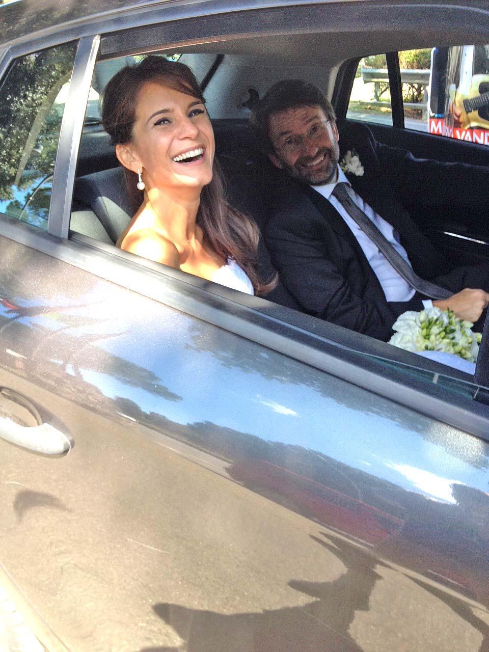 Gli sposi dopo il matrimonio 