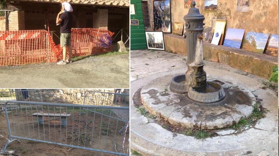 «Un paese di transenne e degrado»