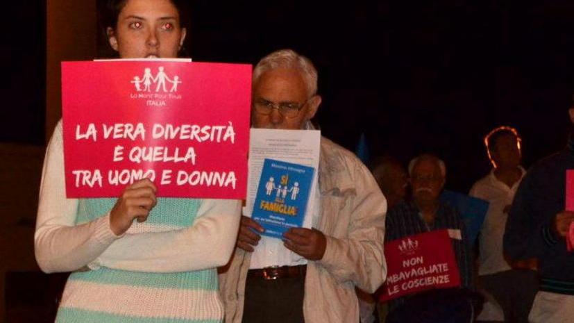 Su famiglia e diritti gay il “duello” fra veglia e contro-veglia