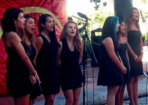 A Porto Rotondo il coro diretto da Zinzula