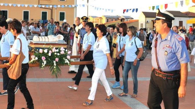 Moneta prega per la sua patrona