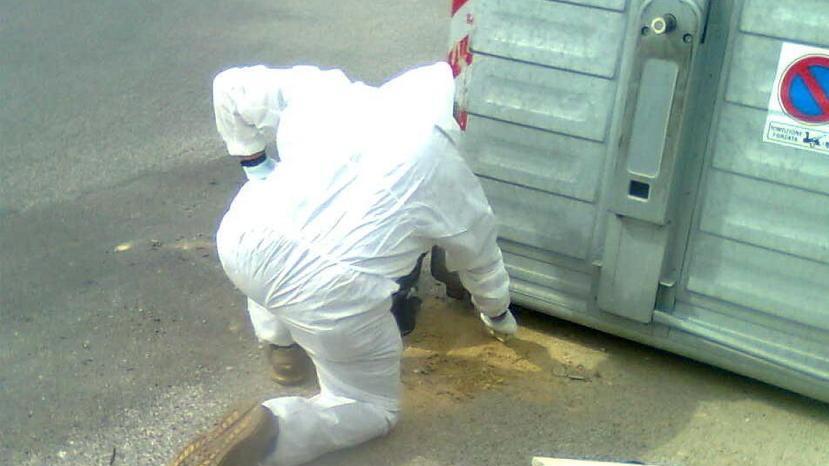 Eternit abbandonato a Salviano, rimossi oltre 60 chili di materiale