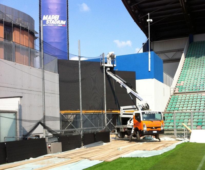 Mapei Stadium, ecco il maxi schermo