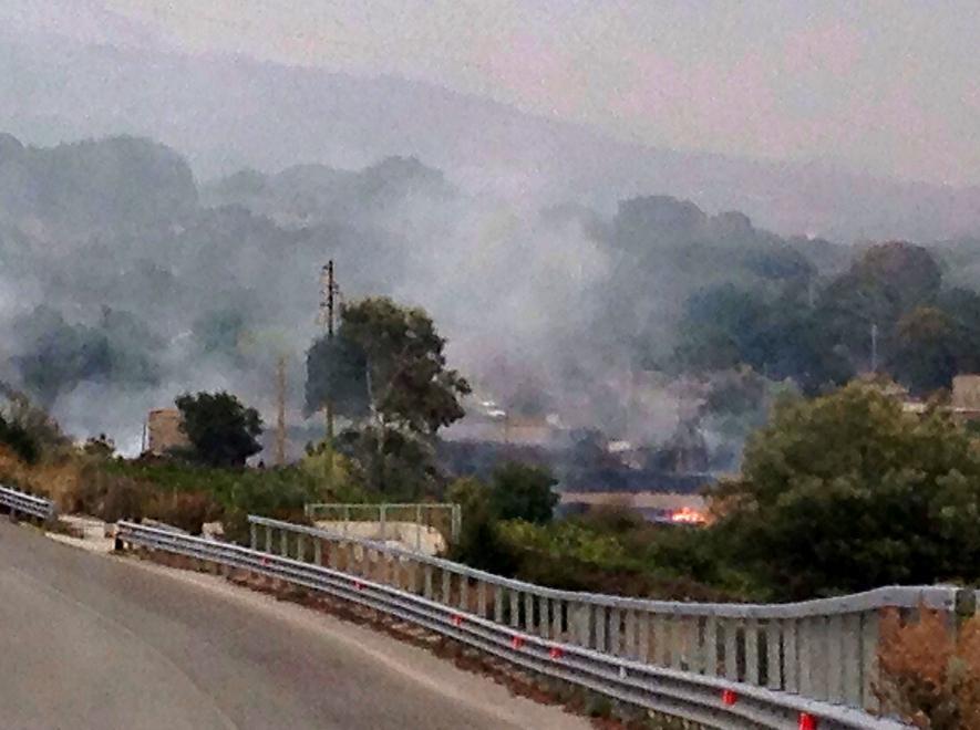 Pulizia dei terreni con il fuoco 
