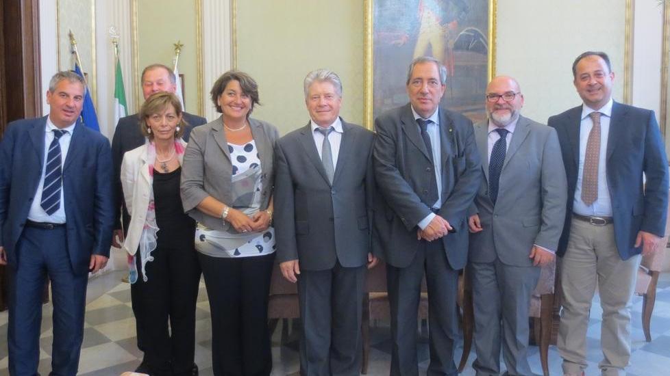 Il ministro della Bielorussia incontra il rettore Mastino