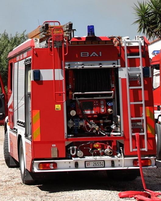 Sugherificio Ganau, principio di incendio nel silos di granulato