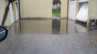 I garage si allagano due giorni dopo i lavori