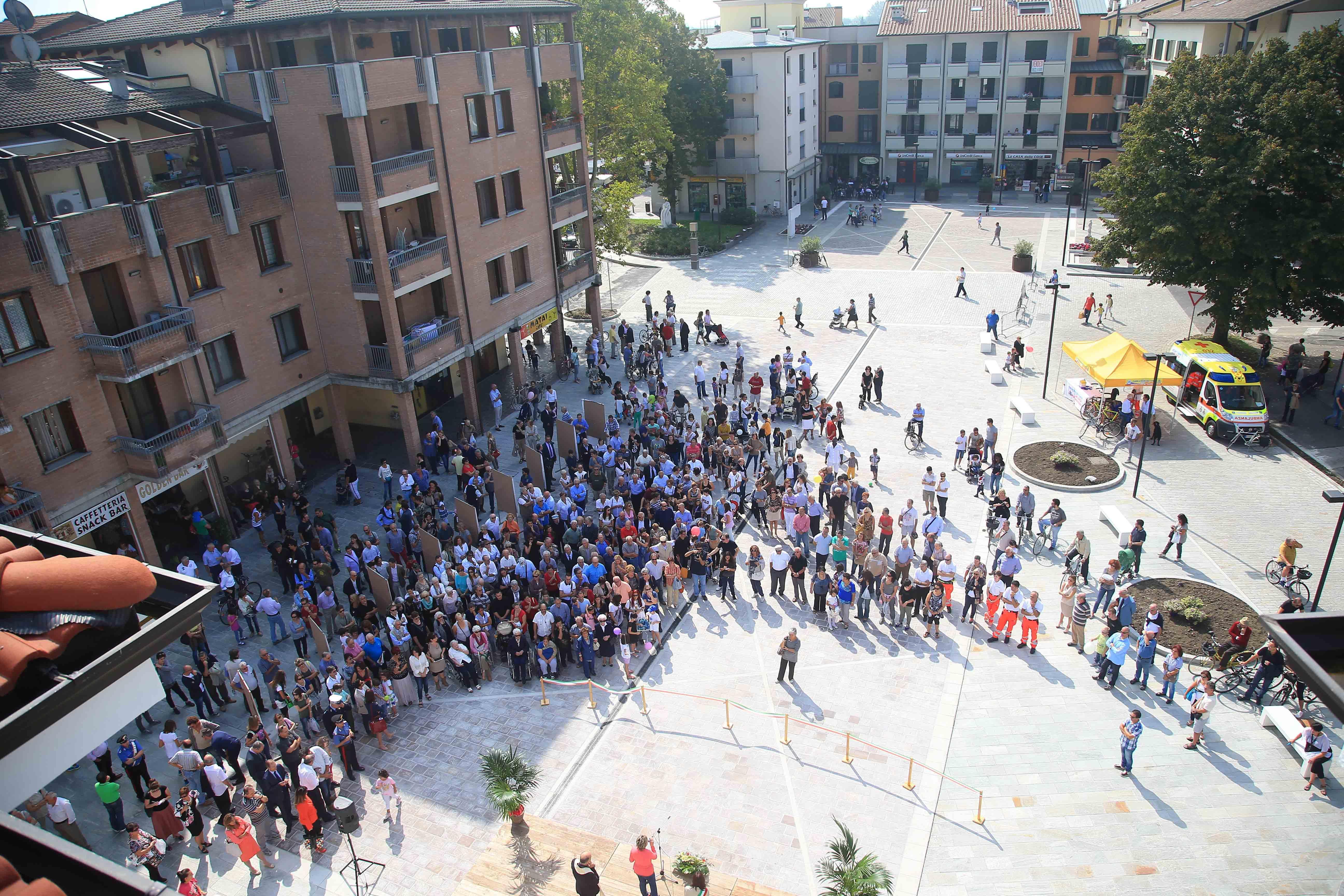 La piazza nuova avrà gli alberi