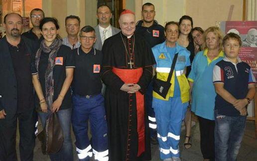 Il cardinale va alla Misericordia 