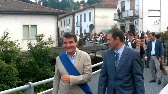 Inaugurata a Filicaia la passerella sulla strada 445