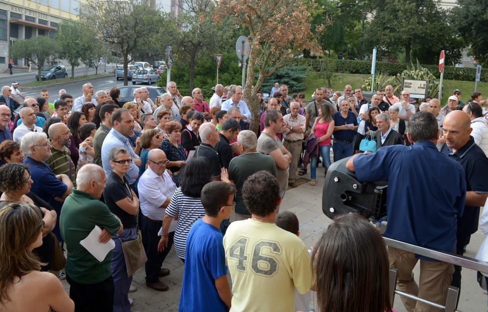 I manifestanti: pronti a tornare in piazza 