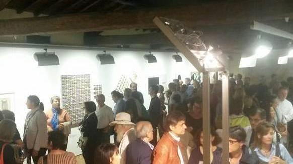 Pienone all’inaugurazione di “Tissue”