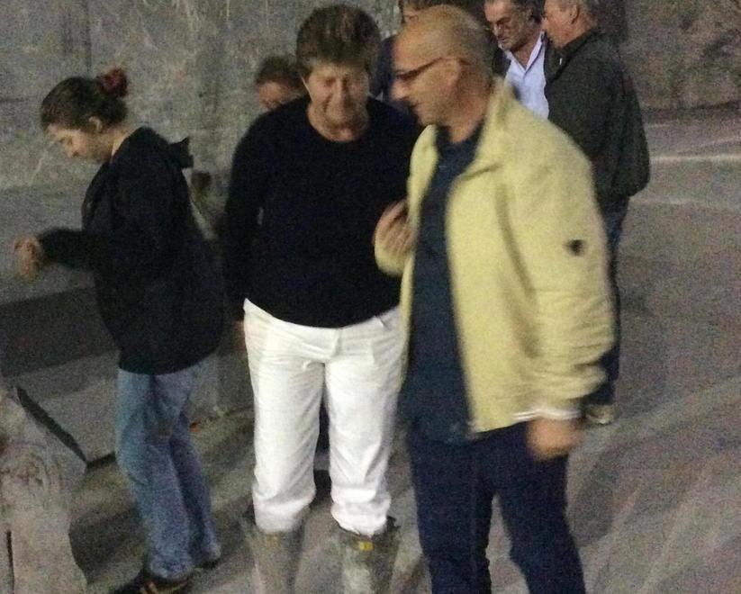 Susanna Camusso in visita alle cave 