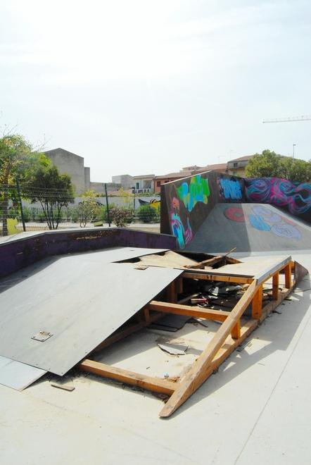 Lo skate park è un rifugio per sbandati 
