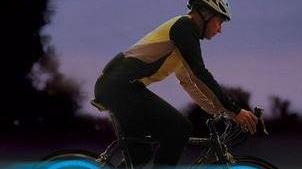 Bici di notte con visibilità a led