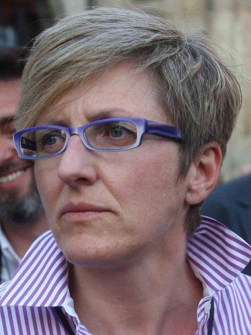 Cantiere per sistemare la piazza 