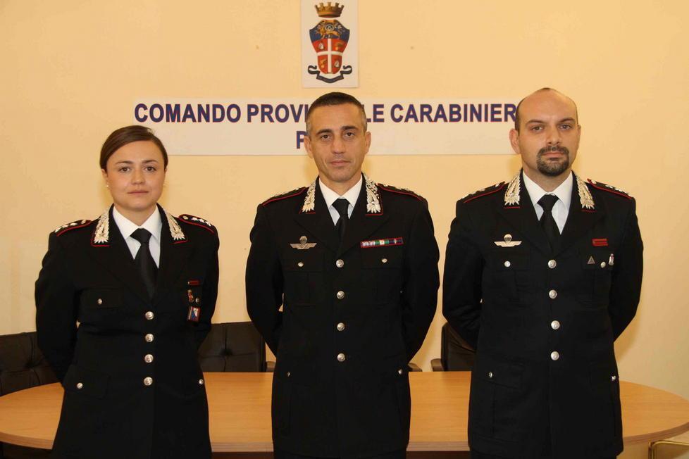 Due nuovi ufficiali dei carabinieri a Prato 