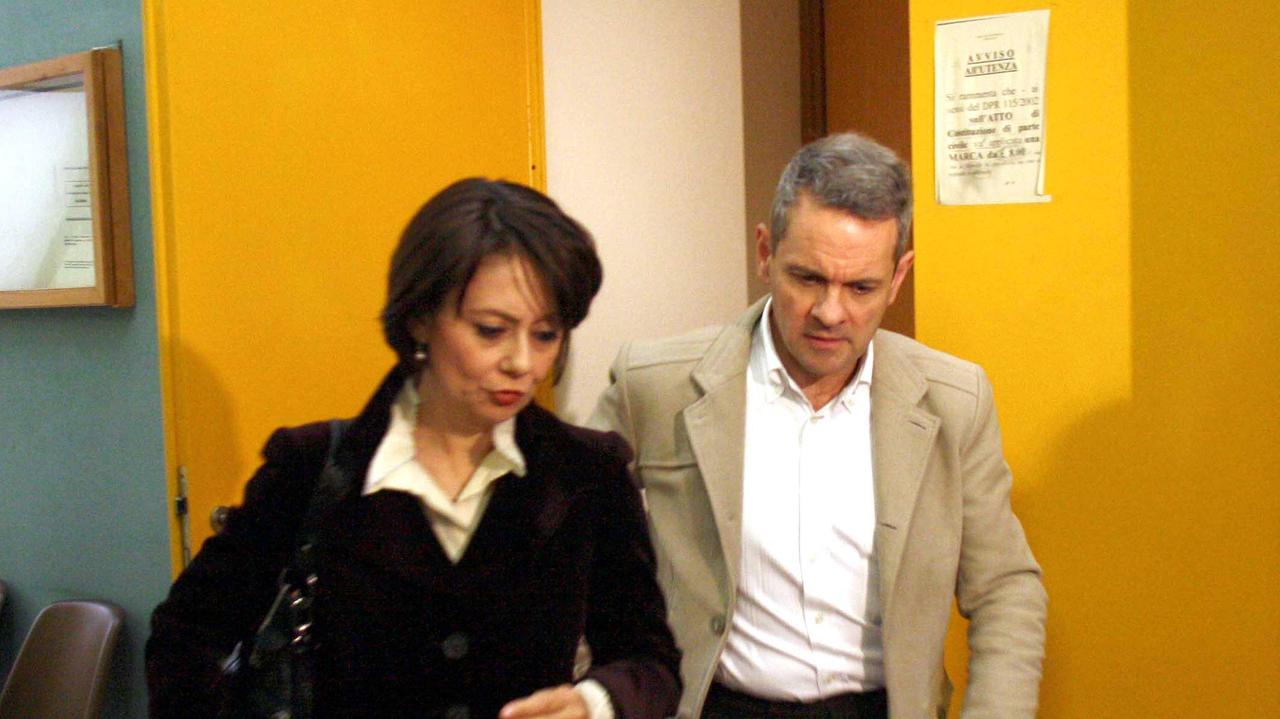 L'ex pm Guerra all'uscita dall'udienza del processo Aldro Bis