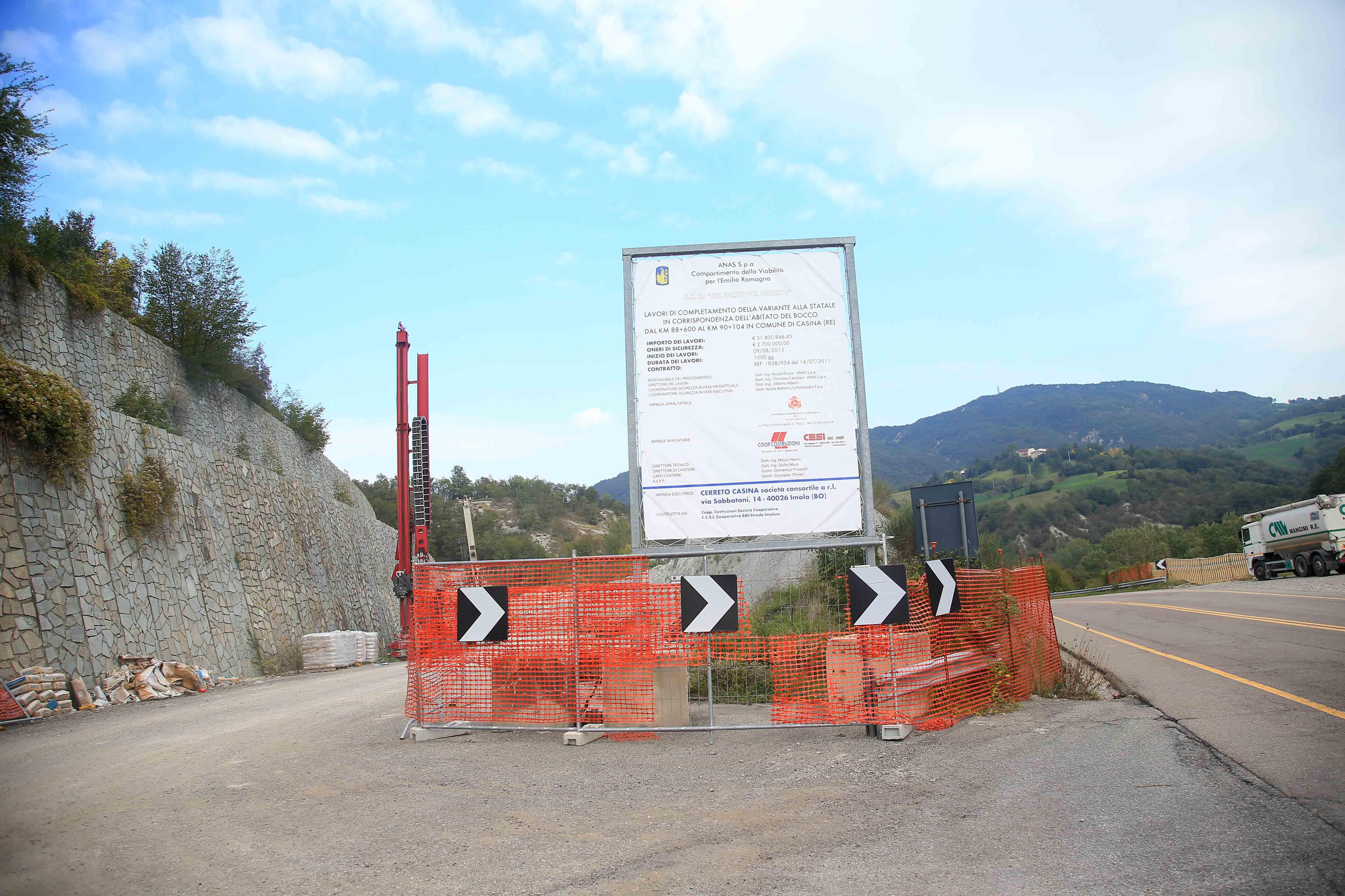 Ancora ritardi sui cantieri della statale 63 