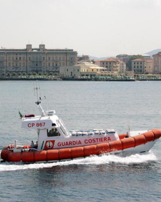 Ordigno bellico ritrovato in mare 