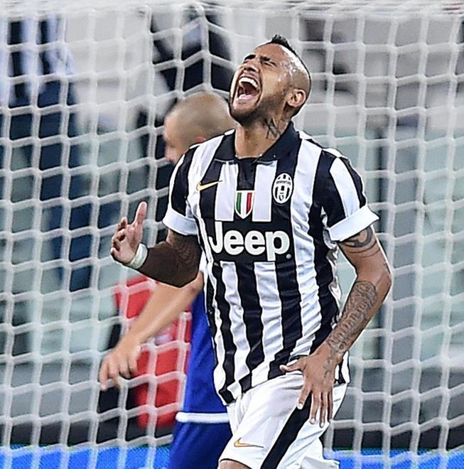 Doppietta di Vidal e la Juventus vola 