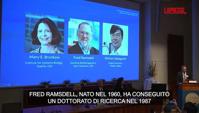 Nobel, premio Medicina a Mary E. Brunkow, Fred Ramsdell e Shimon ...