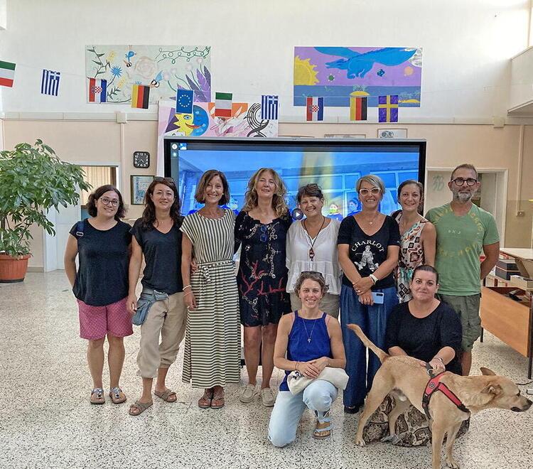 I saluti della dirigente Antonella Mancaniello, dirigente del “Griselli
