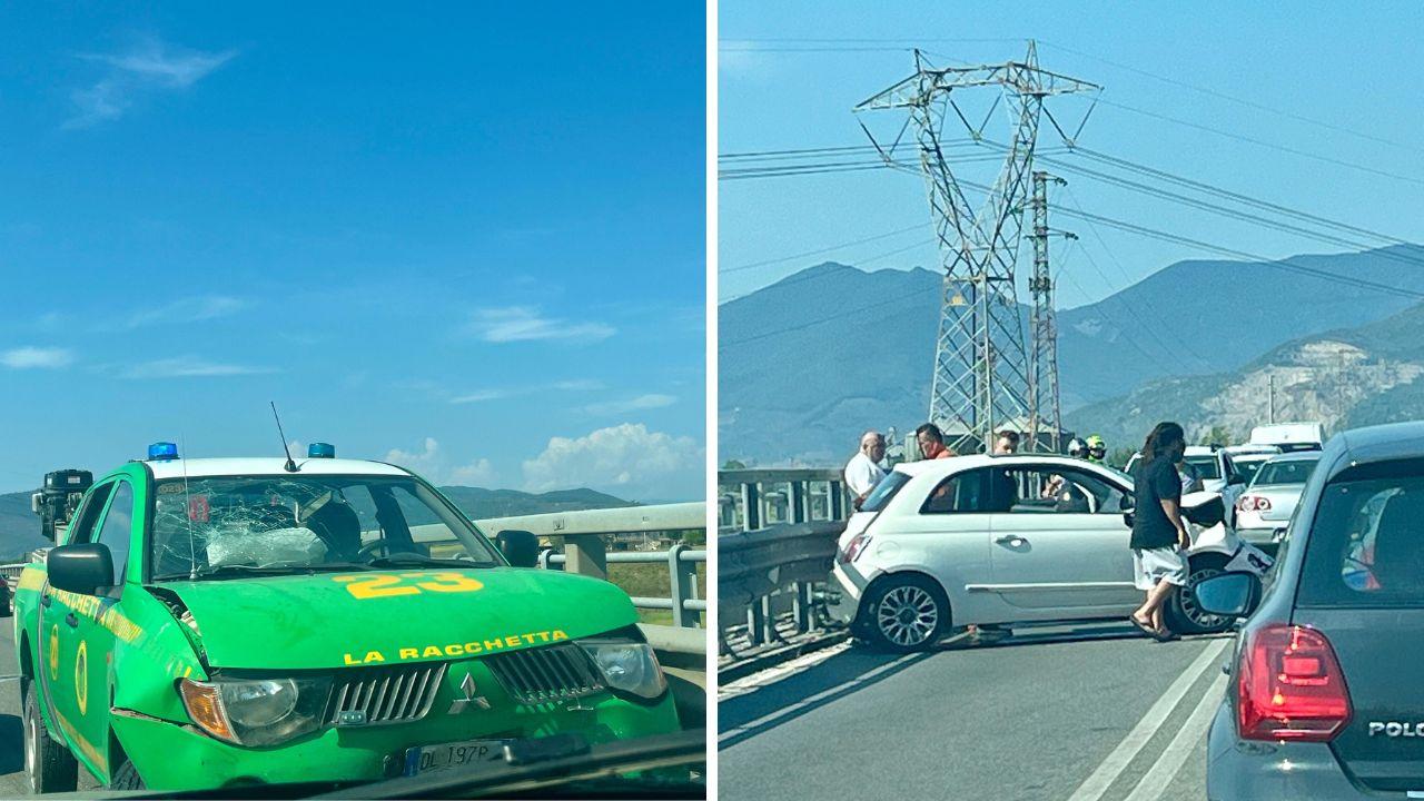 Incidente sul ponte dello Scolmatore tra Lavoria e Cascina: coinvolta ...