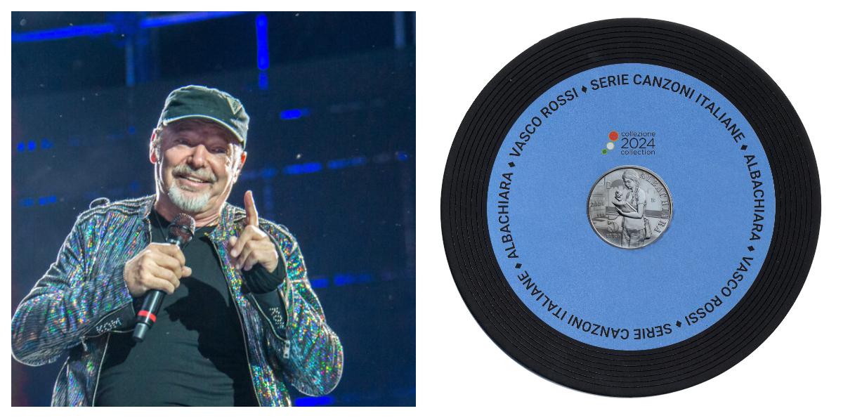 Vasco Rossi: Poste Italiane dedica una moneta d'argento ad Albachiara - Gazzetta di Modena