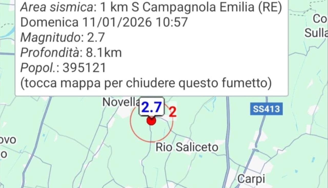 La terra torna a tremare a Carpi