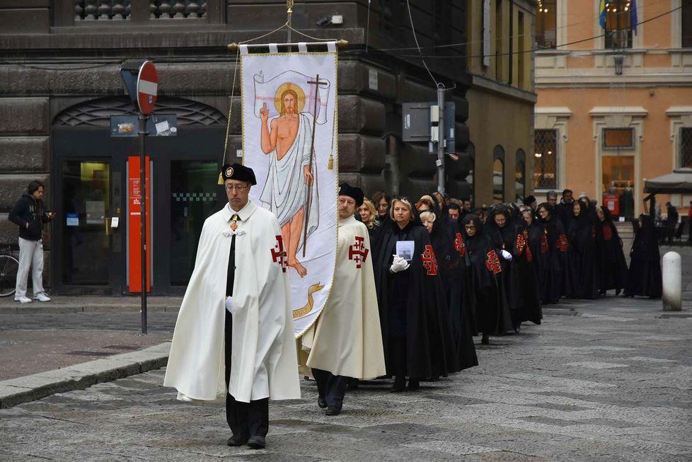 In Duomo a Reggio Emilia celebrazione religiosa dell'Ordine Equestre