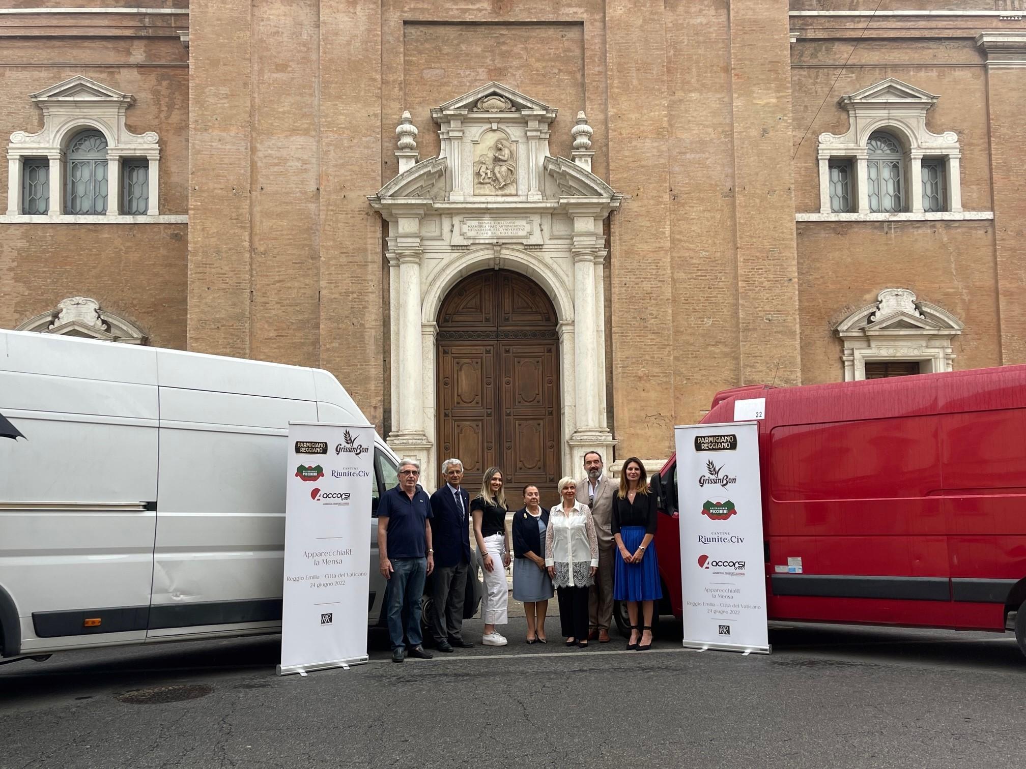 Le eccellenze made in Reggio Emilia alle mense di Papa Francesco